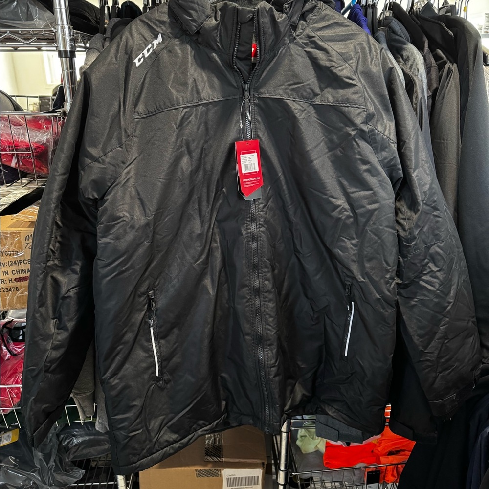 CCM Men's Performance Black Jacket